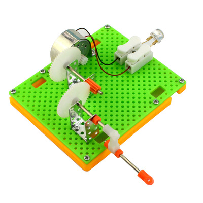 手搖發電機 點亮小學生科學夢想的科技小制作