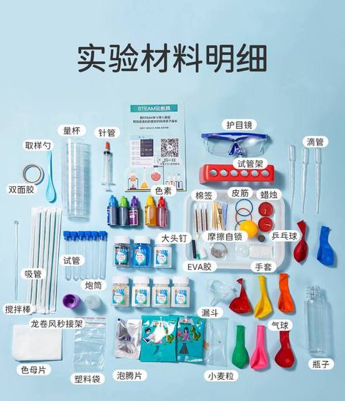 彩虹實驗室 兒童科學色素化學小實驗玩具套裝，玩出小小化學家
